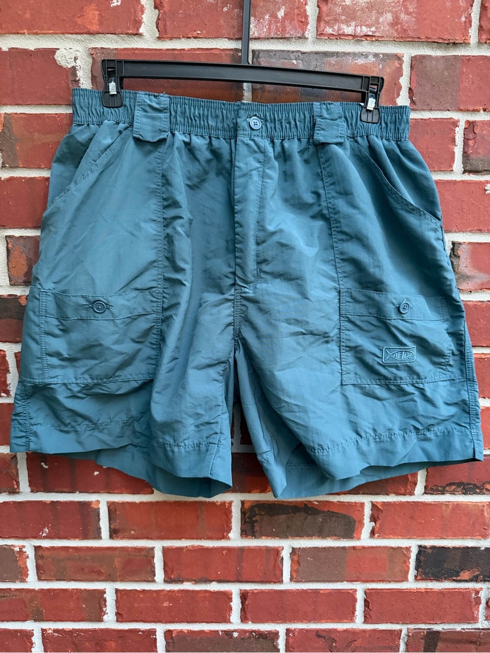 AFTCO American Fishing Tackle Co. Men's Sz 40 Nylon Cargo Fishing Shorts M4